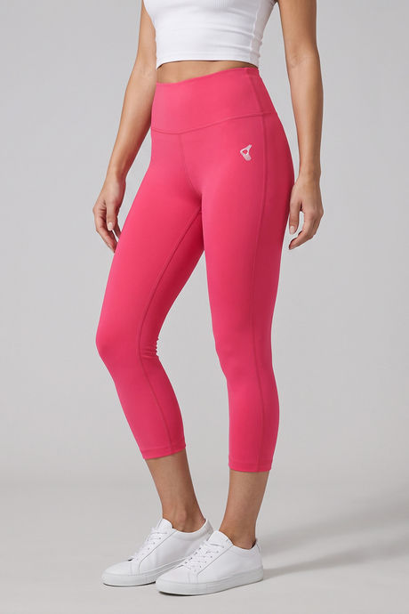Zelocity Quick Dry Training 3/4th Leggings - Pink Yarrow — image 4